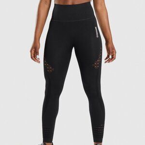 Gymshark XS Black Energy Seamless Leggings - Like New